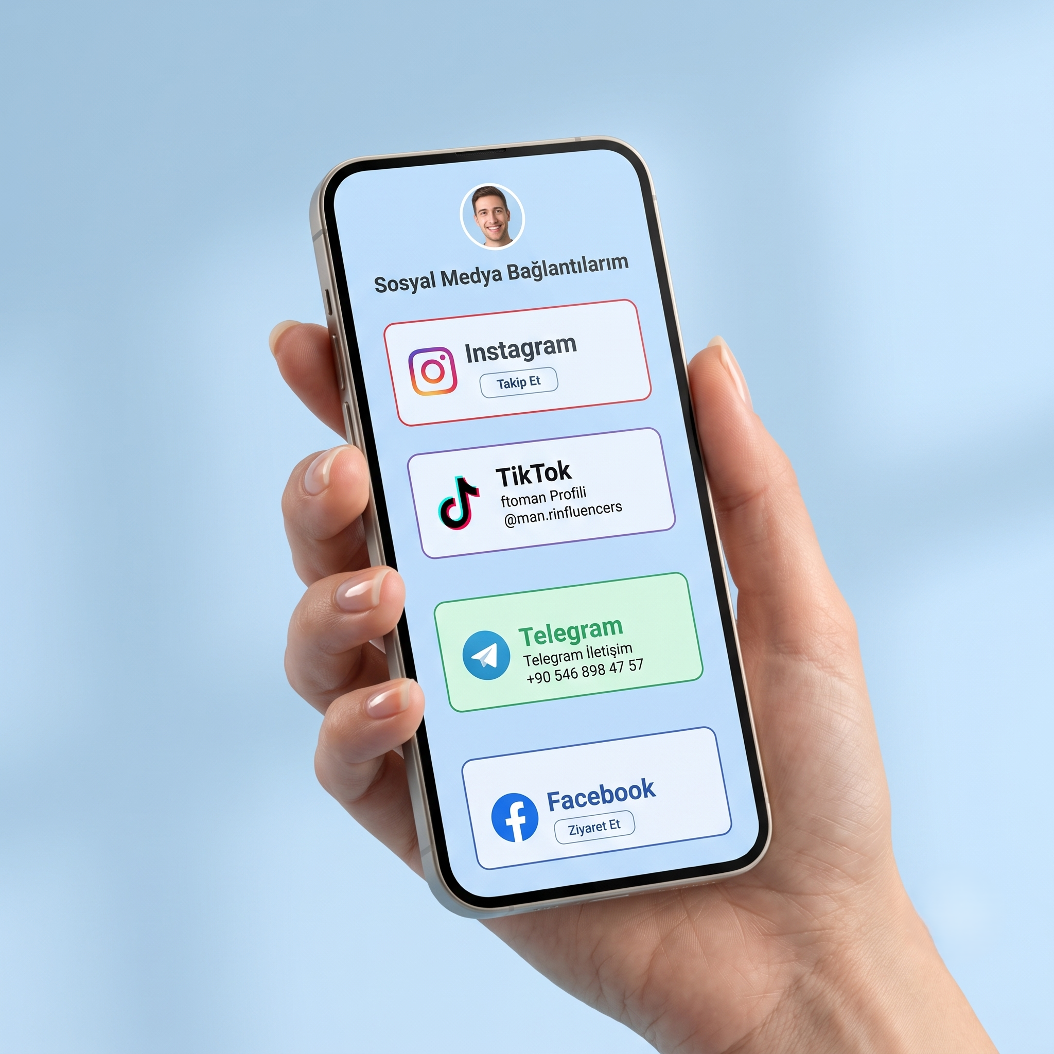 Link-in-Bio Dijital Profil Sitesi